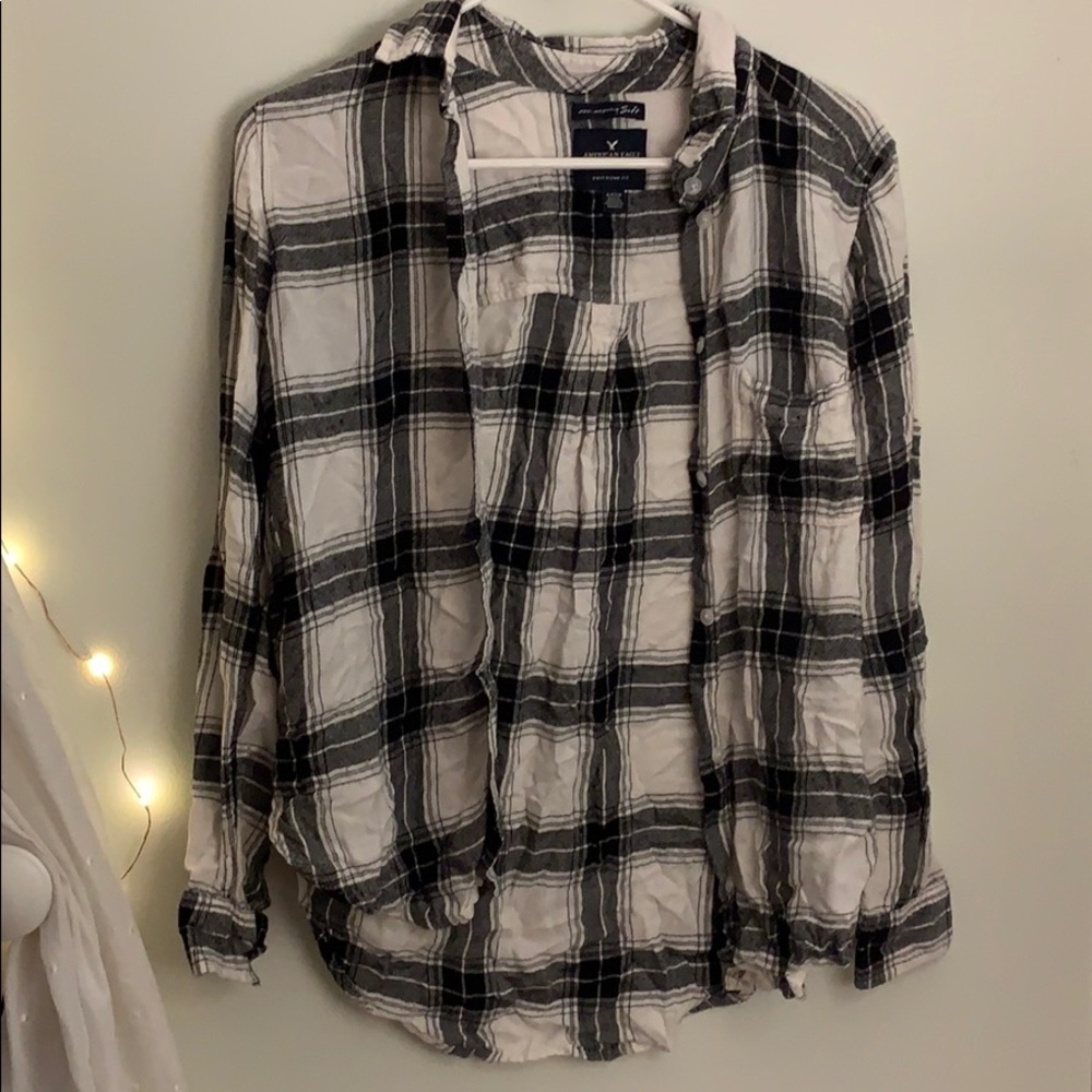 Black and white flannel
